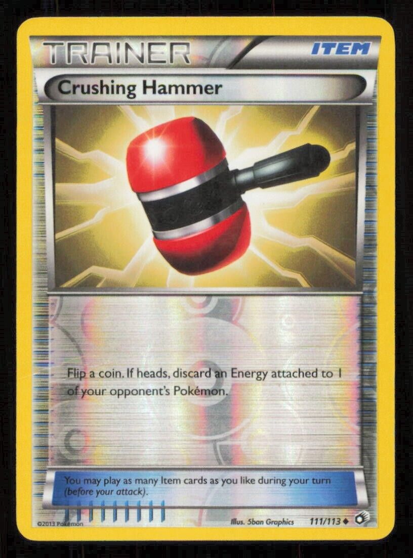 CRUSHING HAMMER 111/113 POKEMON CARD ENGLISH BW LEGENDARY TREASURES PLAYED