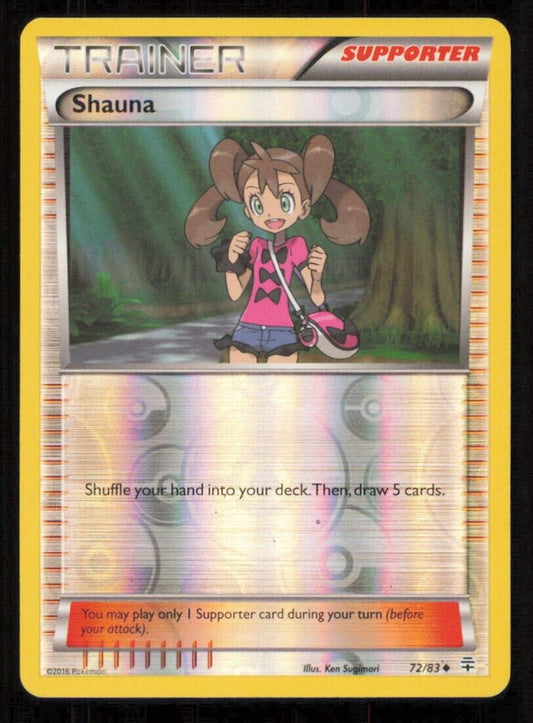 SHAUNA 72/83 POKEMON CARD ENGLISH XY GENERATIONS TRAINER REVERSE  LP