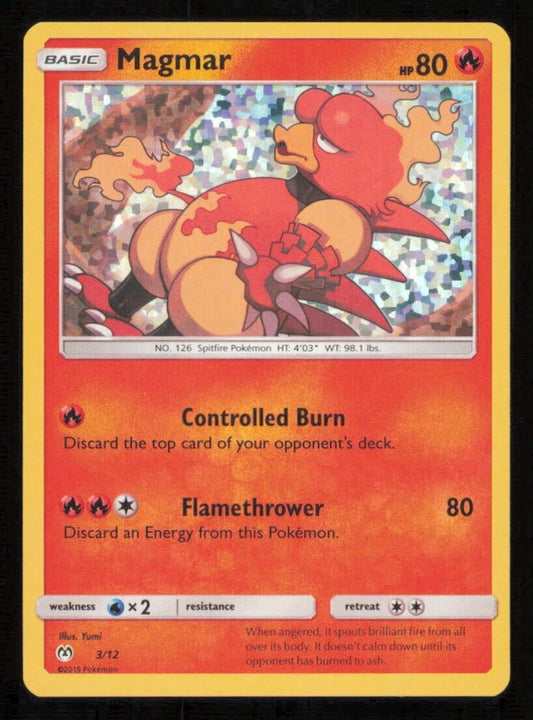 Magmar 3/12 POKEMON CARD ENGLISH MCDONALD'S PROMO HOLO 2019 NM