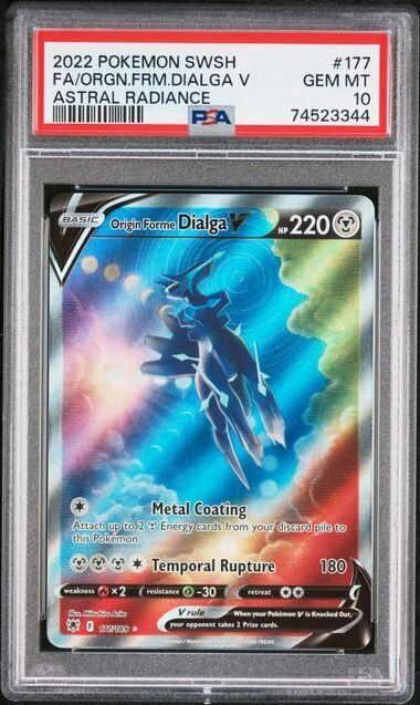 Origin Forme Dialga V 177/189PSA 10 POKEMON CARD ENGLISH SWSH ASTRAL RADIANCE