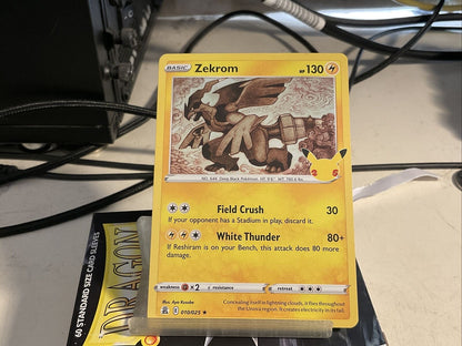 Pokémon TCG Zekrom Celebrations 010/025 Holo Holo Rare