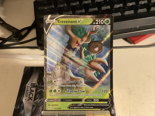 Pokémon TCG Trevenant V Evolving Skies 013/203 Holo Ultra Rare