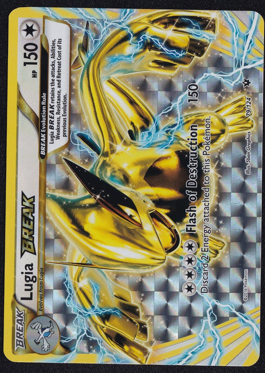 Lugia BREAK 79/124 - POKEMON CARD ENGLISH FATES COLLIDE ULTRA RARE  HOLO - NM