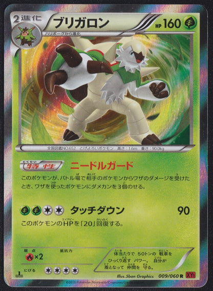 CHESNAUGHT 009/060 - POKEMON CARD JAPANESE XY1 COLLECTION Y HOLO RARE