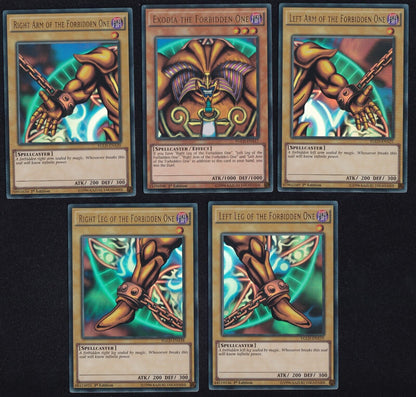 Exodia Set YGLD Yugioh Yugi's Legendary Decks 1st Edition ENGLISH